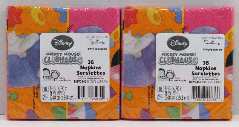 Minnie Mouse Birthday Party Set 32 Dessert Plates Beverage Napkins 