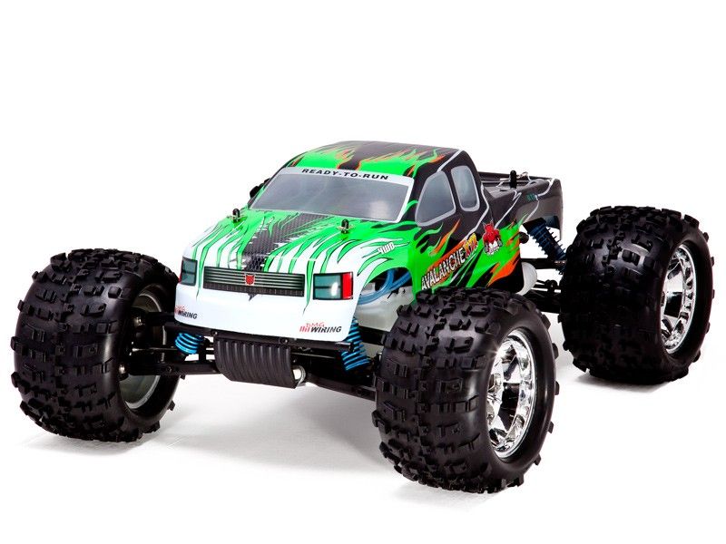 Nitro Gas RC Truck Avalanche XTR 1/8 Scale Remote Radio Control 4WD 