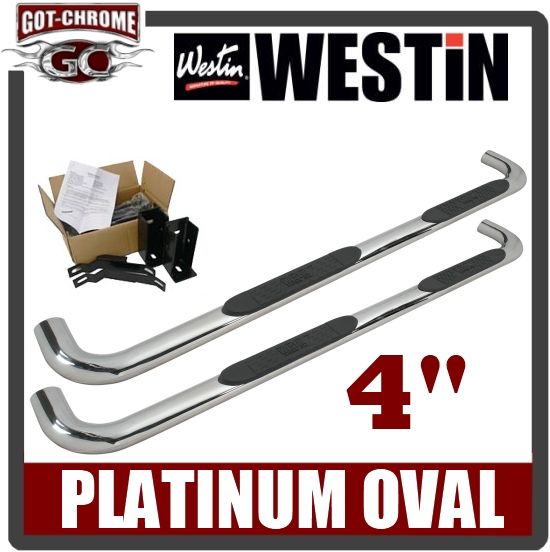 21 1680 Westin Stainless Nerf Bars Silverado Ext Cab 707742013809 