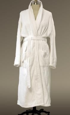 New Shawl Collar Velsoft Bathrobe Turkish Cotton 