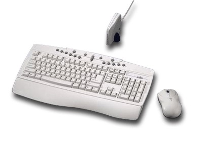 Solidtek 800MRF Wireless RF Keyboard and Mouse Combo Compatible with 