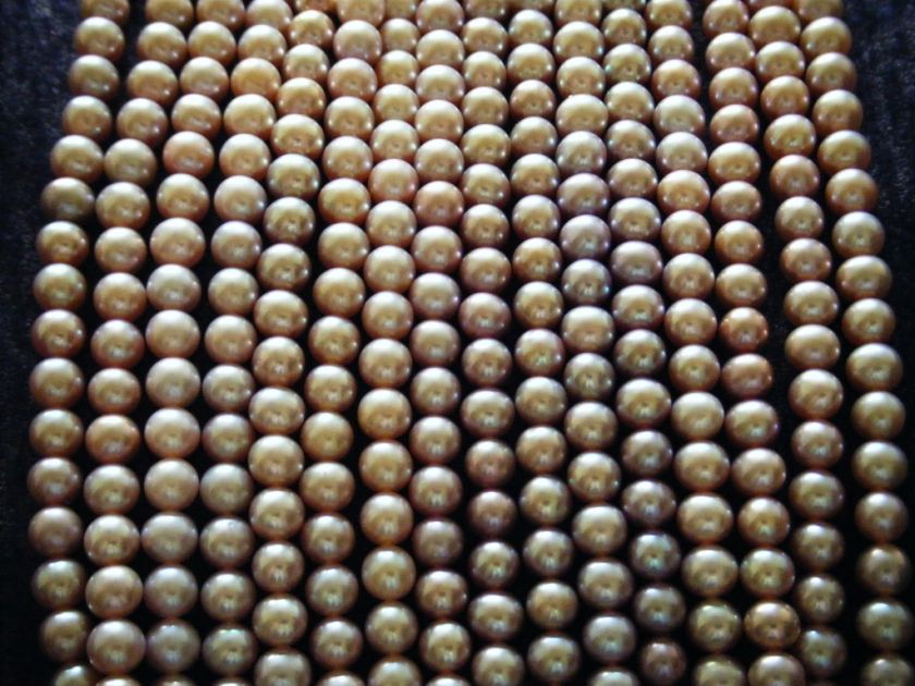 6mm pink/lavender color Genuine Freshwater Pearls  