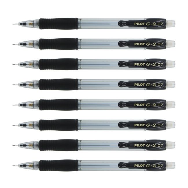 Pilot G2 Mechanical Pencils, 0.7mm, Pack of 8   PIL31101 072838311016 