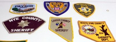 Collection of 9 Misc. Police & Sheriff Patches Arizona Las Vegas NEW 