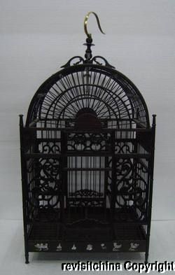 Excellent Rosewood Birdcage Bird Cage   