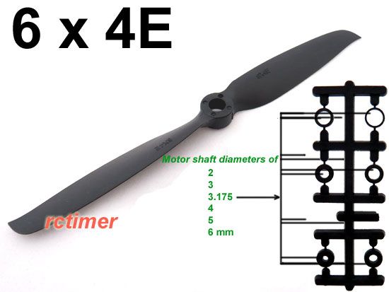 New 6 x 4E Propeller Prop Motor Shaft Adaptation  