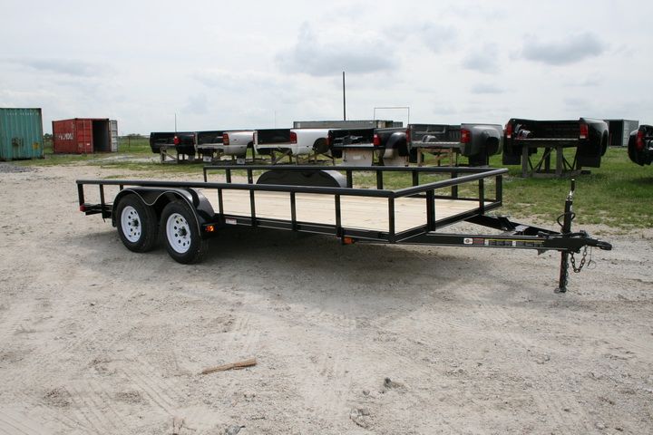 New 16 x 7 BumperPull Equipment Utility Trailer w/3500 Axles  