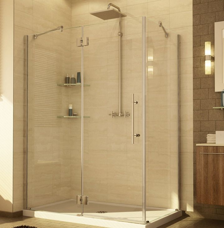 Fleurco In line 48 Shower Door, 36 Return Panel  