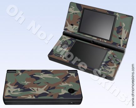 Nintendo DSi Skin Vinyl Decal   Camouflage  