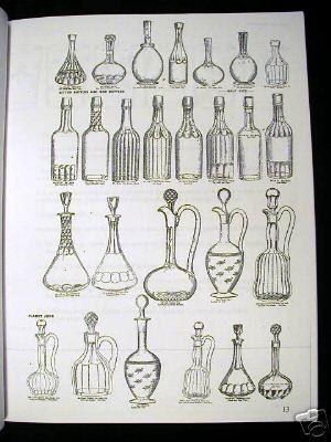 Bryce Glass Reprint of 1916 Catalog Stemware, Etchings  