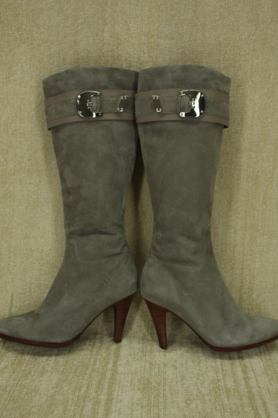 Cole Haan Nicole Air Tall Grey Suede Boots size 10  