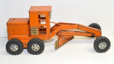 VINTAGE TONKA STATE HI WAY DEPT. 975 ROAD GRADER NICE  