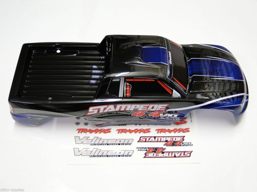 NEW TRAXXAS STAMPEDE 4X4 Body BLUE RTF6B  