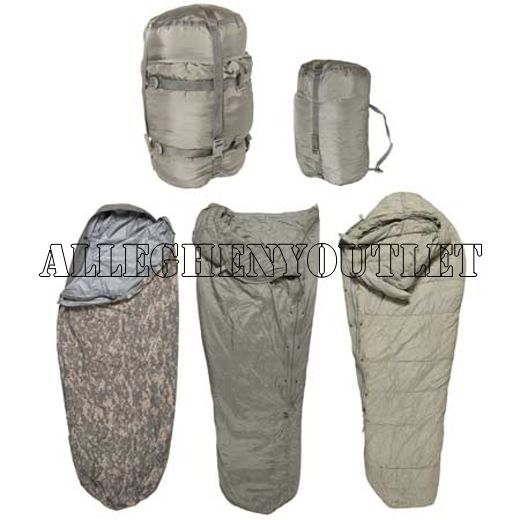 USGI ECWS ARMY ACU IMPROVED Digital Modular Sleep System  40° 5 Part 