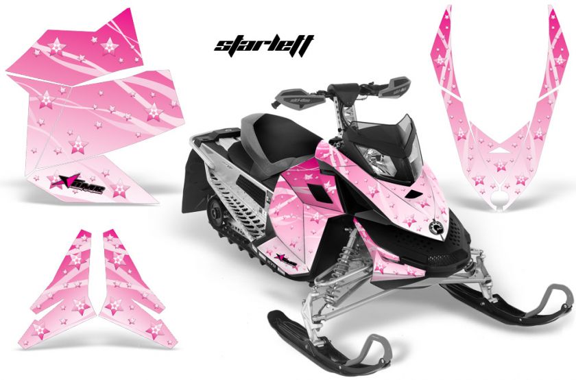   WRAP MX Z RENEGADE GRAPHIC KIT FREERIDE SKIDOO REV XP 08 12 SLI  